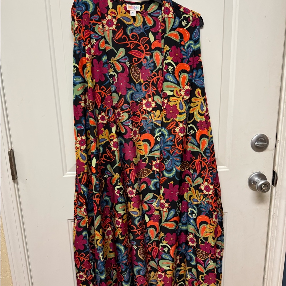 LuLaRoe | Women’s Colorful Floral Duster - Picture 2 of 3